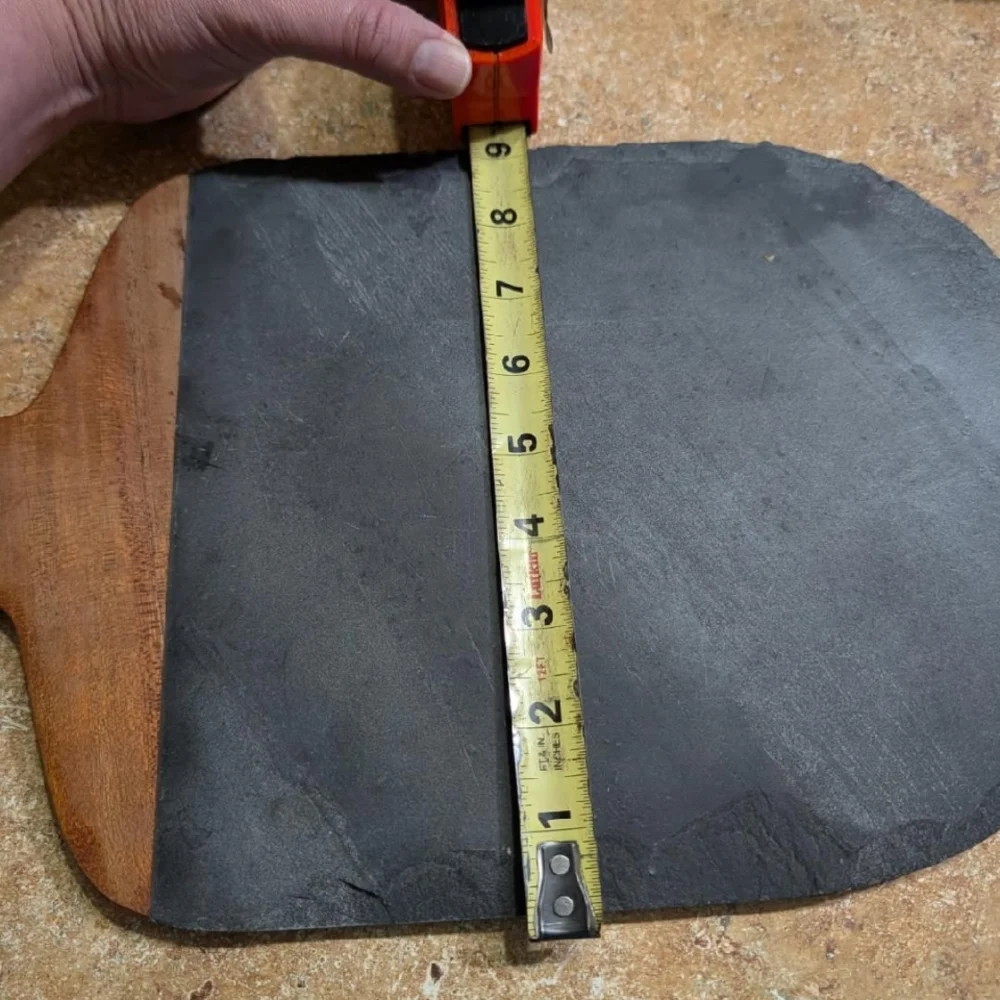 Mud Pie Slate & Wood Serving Paddle in Black and Brown